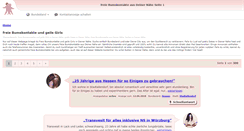 Desktop Screenshot of girlsgeile.com